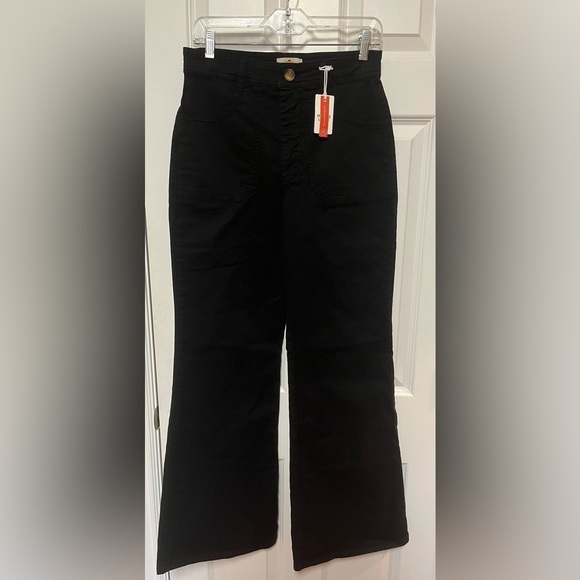 New With Tag Marine Layer Bridget Flare Pant in Faded Black Size 10 - Picture 3 of 7